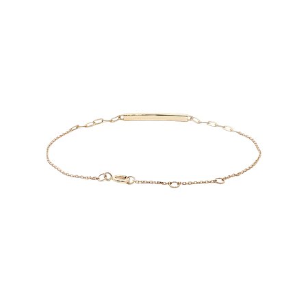 Round Lab Grown Pave Diamond Bar Bracelet 0.126ct Total Weight