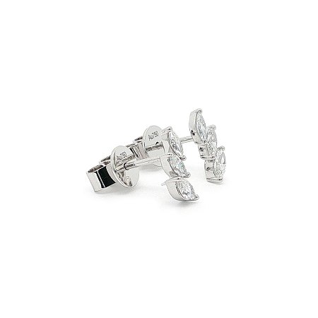 Marquise Lab Grown Diamond Stud Earrings 0.416ct Total Weight