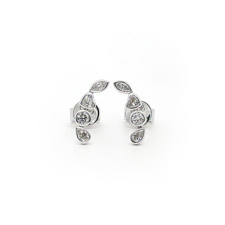 Pear, Marquise, Heart & Round Lab Grown Diamond Stud Earrings 0.37ct Total Weight