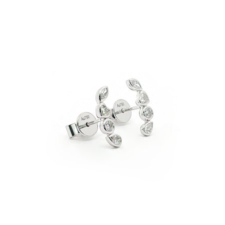 Pear, Marquise, Heart & Round Lab Grown Diamond Stud Earrings 0.37ct Total Weight