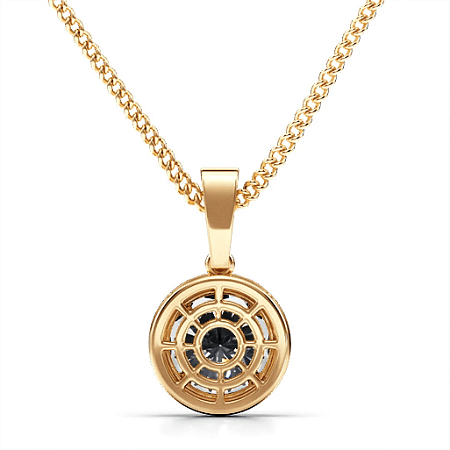 Angeli Diamond Bail Set Pendant