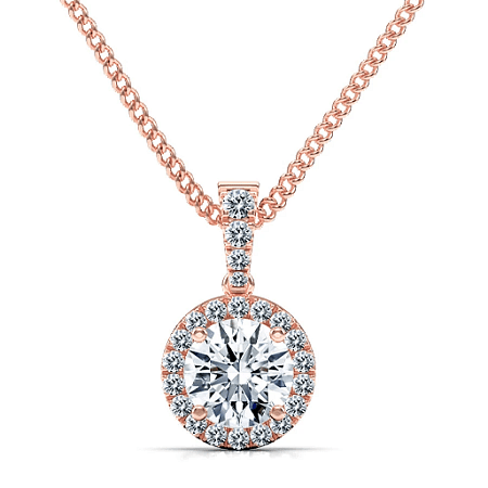 Angeli Diamond Bail Set Pendant