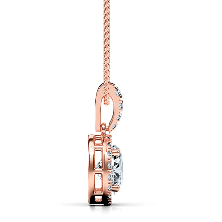 Angeli Diamond Bail Set Pendant