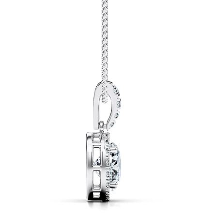 Angeli Diamond Bail Set Pendant
