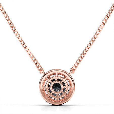 Angeli Halo Claw Set Necklace