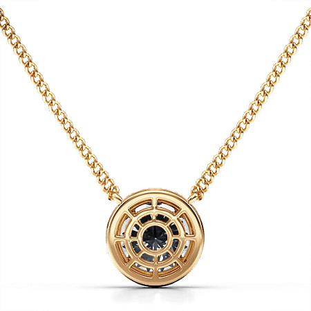 Angeli Halo Claw Set Necklace