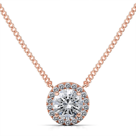 Angeli Halo Claw Set Necklace