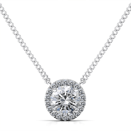 Angeli Halo Claw Set Necklace