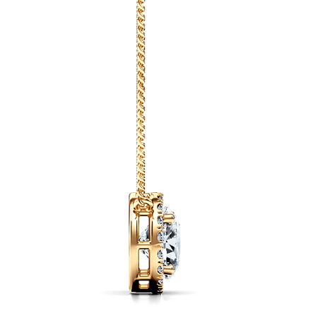 Angeli Halo Claw Set Necklace