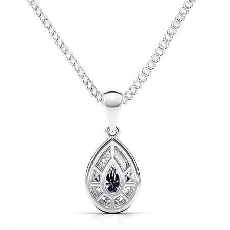 Angeli Halo Claw Set Pendant