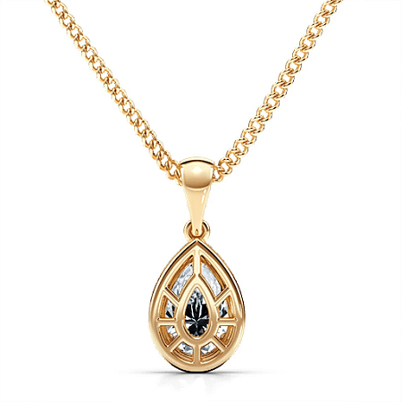 Angeli Halo Claw Set Pendant