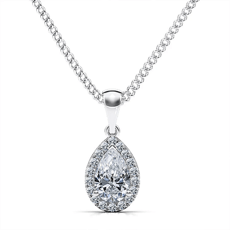 Angeli Halo Claw Set Pendant