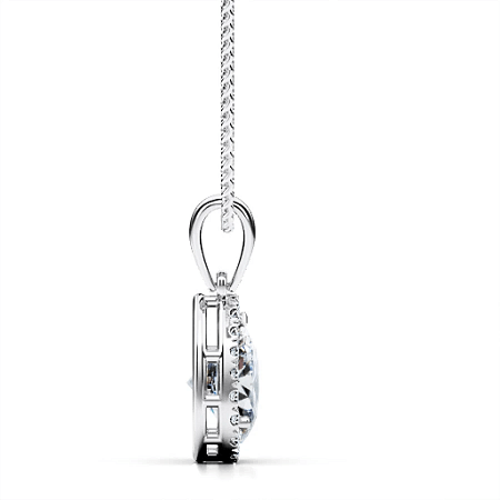 Angeli Halo Claw Set Pendant
