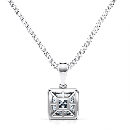 Angeli Halo Claw Set Pendant