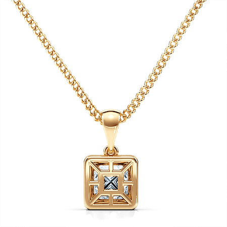 Angeli Halo Claw Set Pendant