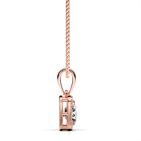 Angeli Halo Claw Set Pendant