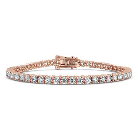 Tennis Bracelet with Round Lab Grown Diamonds 6cts Total Weight