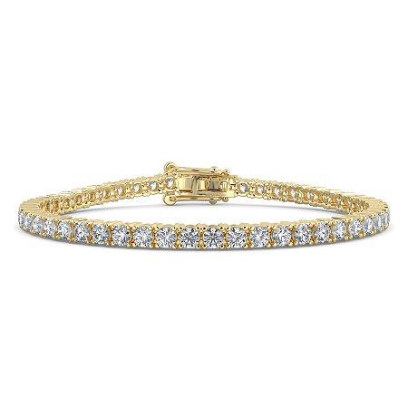 Tennis Bracelet with Round Lab Grown Diamonds 6cts Total Weight
