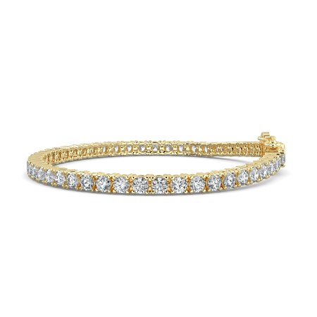 Tennis Bracelet with Round Natural Diamonds 6cts Total Weight
