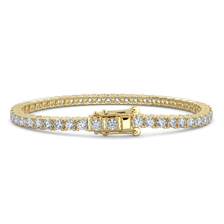 Tennis Bracelet with Round Natural Diamonds 6cts Total Weight