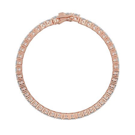 Tennis Bracelet with Round Lab Grown Diamonds 9cts Total Weight