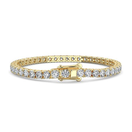 Tennis Bracelet with Round Lab Grown Diamonds 9cts Total Weight