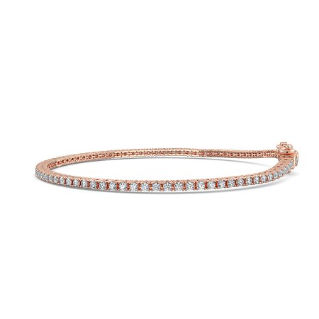 Tennis Bracelet with Round Natural Diamonds 2cts Total Weight