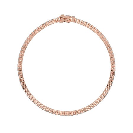 Tennis Bracelet with Round Natural Diamonds 2cts Total Weight