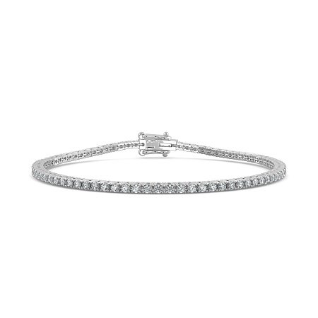 Tennis Bracelet with Round Natural Diamonds 2cts Total Weight