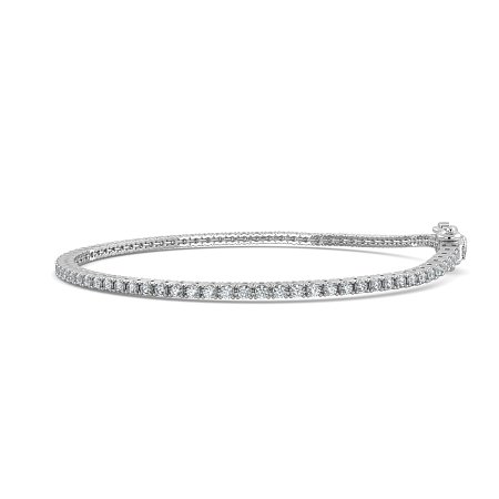 Tennis Bracelet with Round Natural Diamonds 2cts Total Weight