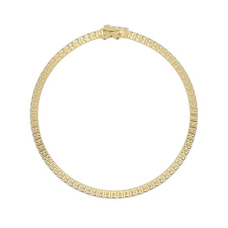 Tennis Bracelet with Round Natural Diamonds 2cts Total Weight