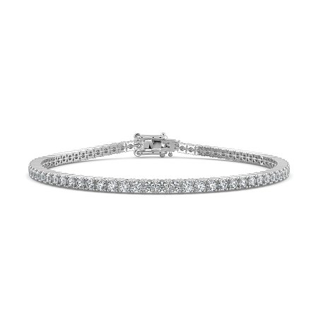 Tennis Bracelet with Round Lab Grown Diamonds 3cts Total Weight