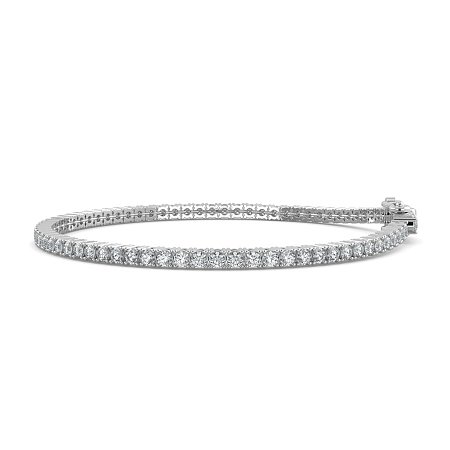 Tennis Bracelet with Round Lab Grown Diamonds 3cts Total Weight
