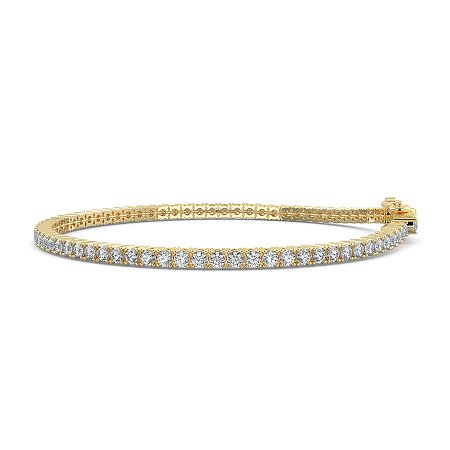 Tennis Bracelet with Round Lab Grown Diamonds 3cts Total Weight