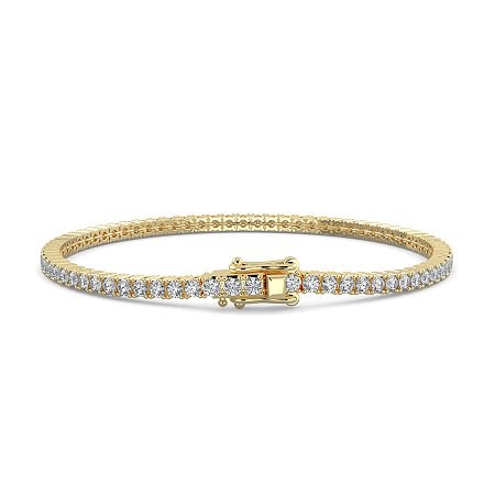 Tennis Bracelet with Round Lab Grown Diamonds 3cts Total Weight