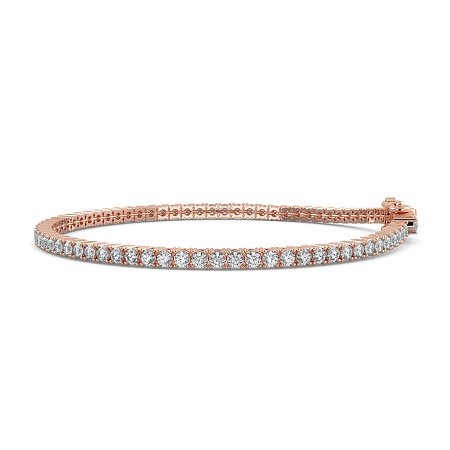 Tennis Bracelet with Round Lab Grown Diamonds 3cts Total Weight