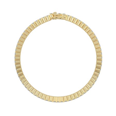 Tennis Bracelet with Round Natural Diamonds 4cts Total Weight