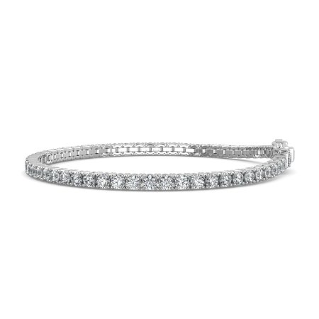 Tennis Bracelet with Round Natural Diamonds 5cts Total Weight