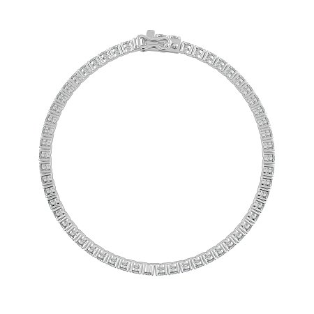 Tennis Bracelet with Round Natural Diamonds 5cts Total Weight
