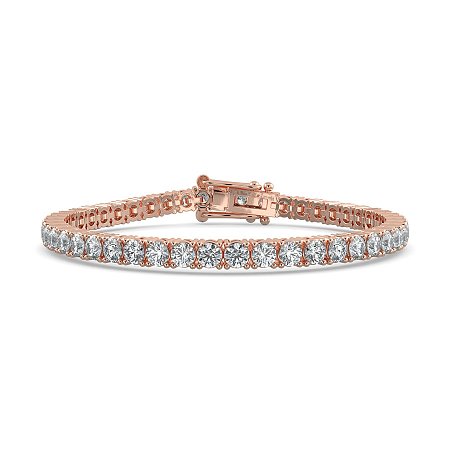 Tennis Bracelet with Round Lab Grown Diamonds 7cts Total Weight