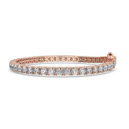 Tennis Bracelet with Round Lab Grown Diamonds 7cts Total Weight