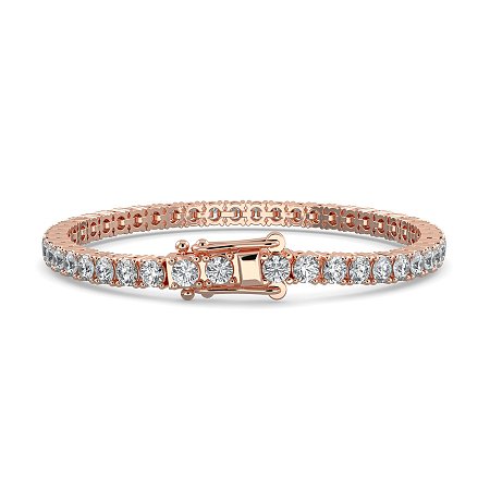 Tennis Bracelet with Round Lab Grown Diamonds 7cts Total Weight
