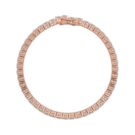 Tennis Bracelet with Round Lab Grown Diamonds 7cts Total Weight