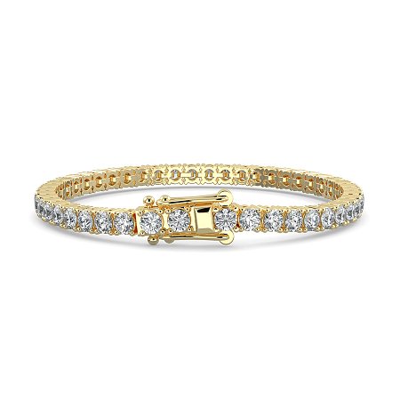 Tennis Bracelet with Round Lab Grown Diamonds 7cts Total Weight