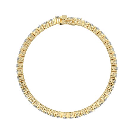 Tennis Bracelet with Round Natural Diamonds 7cts Total Weight