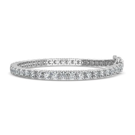 Tennis Bracelet with Round Natural Diamonds 8cts Total Weight