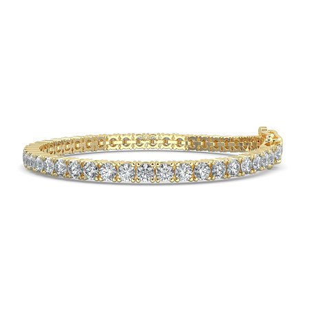 Tennis Bracelet with Round Natural Diamonds 8cts Total Weight