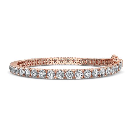 Tennis Bracelet with Round Lab Grown Diamonds 10cts Total Weight