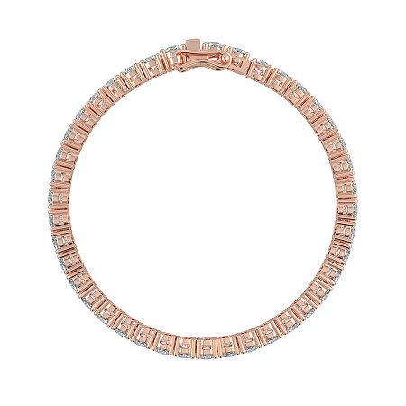 Tennis Bracelet with Round Lab Grown Diamonds 10cts Total Weight