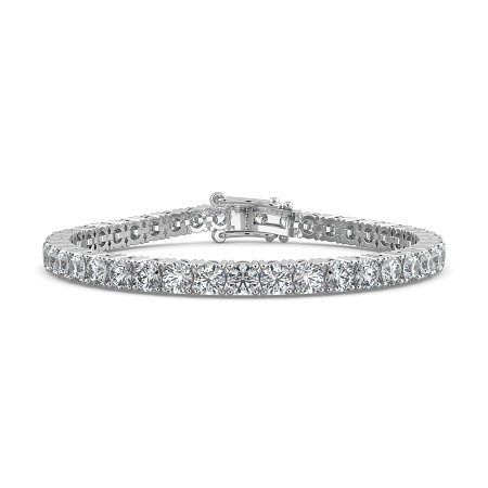 Tennis Bracelet with Round Natural Diamonds 10cts Total Weight